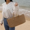 Straw Basket Bag With Drawstring