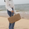 Straw Basket Bag With Drawstring