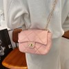 Quilted Flap Chain Shoulder Bag