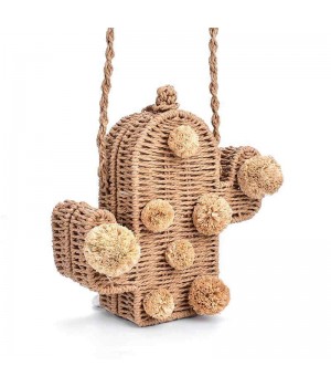 Straw Bag Pom Pom